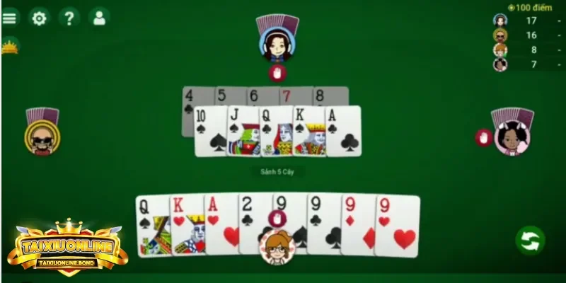 Đánh bài tiến lên luật chơi chiến thuật chơi