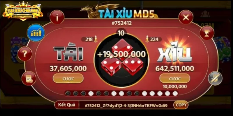 Tài Xỉu MD5 và xu hướng phát triển